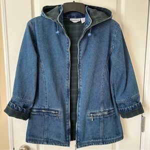 NORTH STYLE Flannel Lined Denim Jacket, S/M